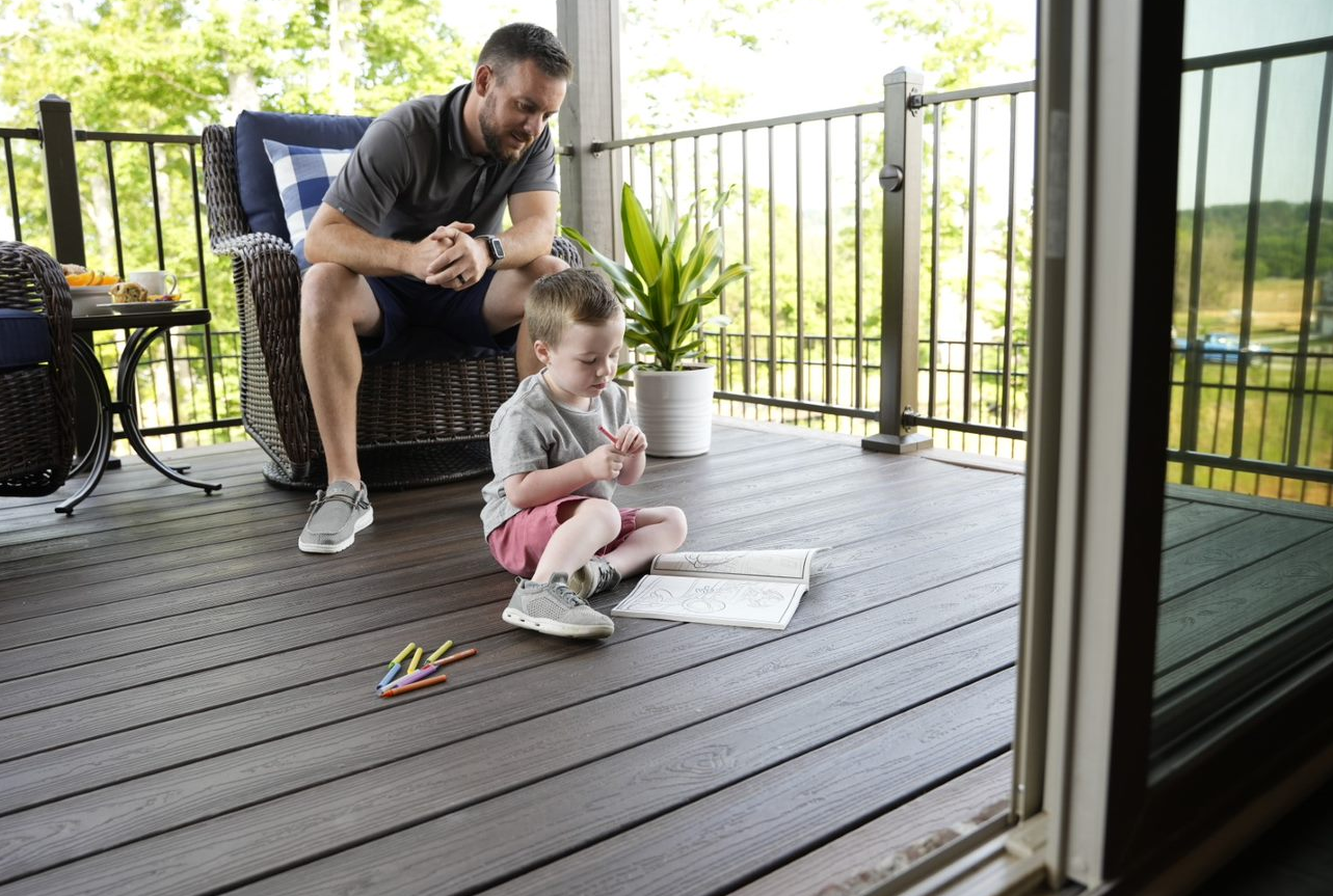 black walnut-vintage oak
