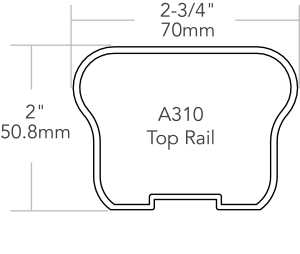 A310 Aluminum Railing - Envision Outdoor Living Products